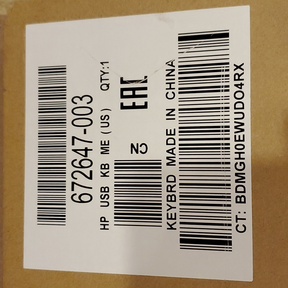 NIB! HP Promo USB Keyboard - Picture 5 of 8